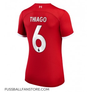 Liverpool Thiago Alcantara #6 Replik Heimtrikot Damen 2023-24 Kurzarm